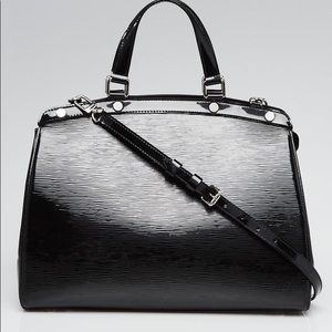 Louis Vuitton Black Electric Epi Leather briefcase carryon office attire